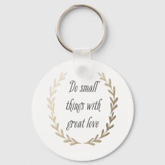 Inspirational Words Keychain
