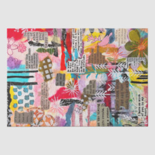 Inspirational Words Mixed Media Tissue Paper