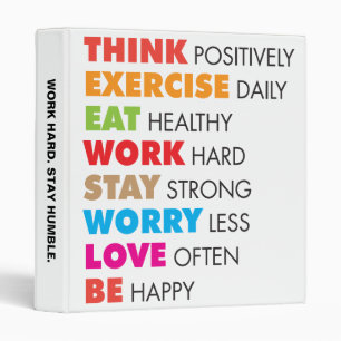 Inspirational Words - Motivational Binder