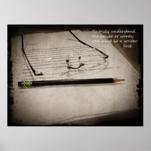 Inspirational Writer Poster