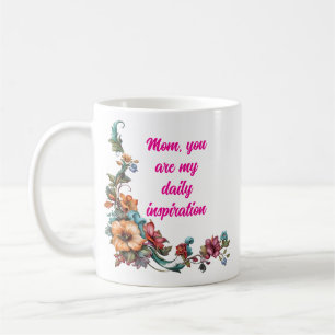 Inspirationnel Mère's Day Mug Maman, Mon inspirati