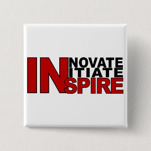 INSPIRE button, customise 2 Inch Square Button