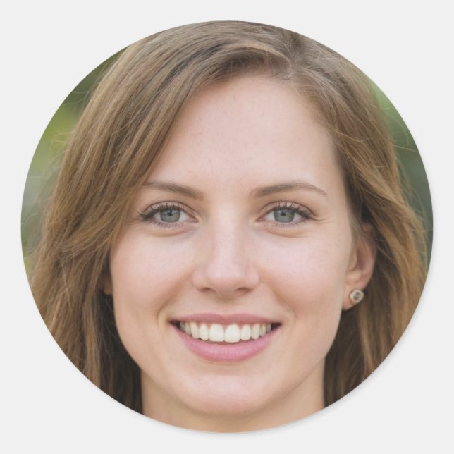 Inspire Change Classic Round Sticker (Front)