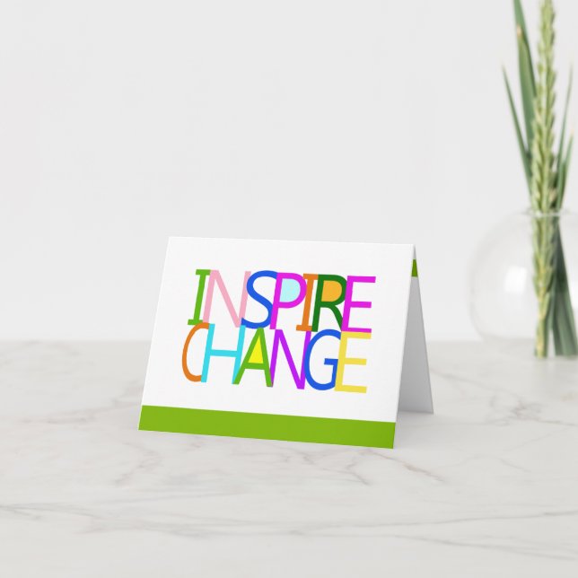 INSPIRE CHANGE Notecard (Front)