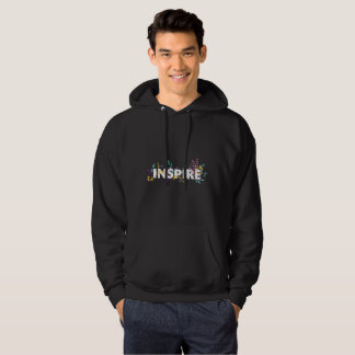 Inspire Colorful Floral Hoodie 