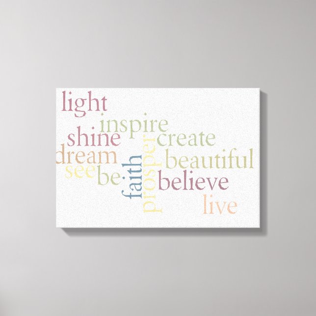 Inspire Faith Canvas Print (Front)