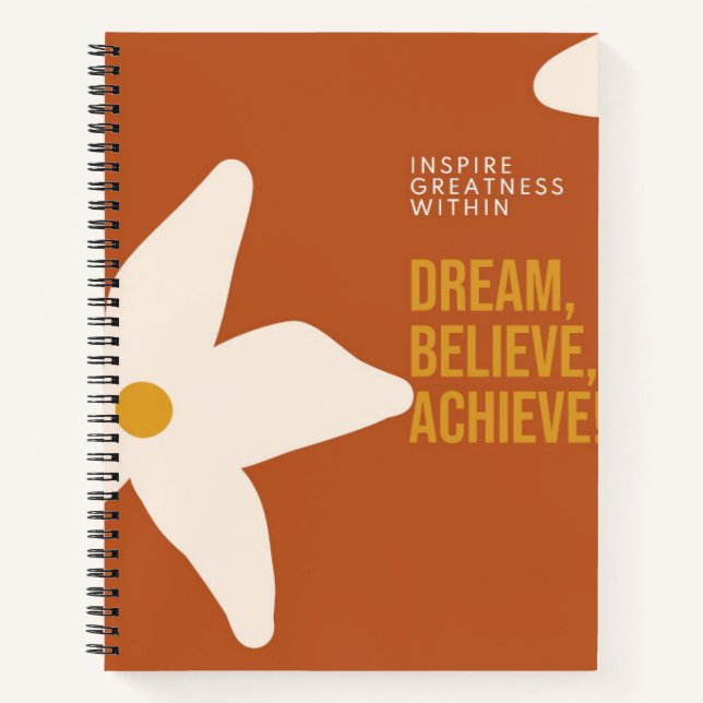 Inspire Greatness Within - Motivational Notebook (Front)