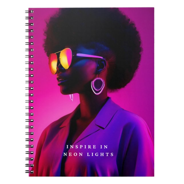 Inspire in Neon Lights Journal (Front)