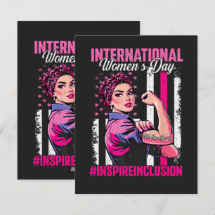 Inspire Inclusion 8 March International Holiday Card