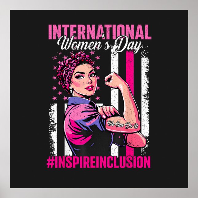 Inspire Inclusion 8 March International  Poster (Front)