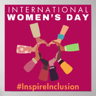 Inspire Inclusion International Women's Day 2024  Poster