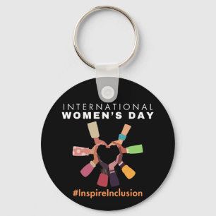 Inspire Inclusion International Women's Day Keychain
