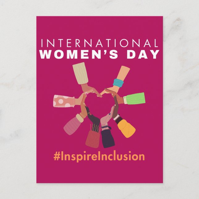Inspire Inclusion International Women's Day Postcard (Front)