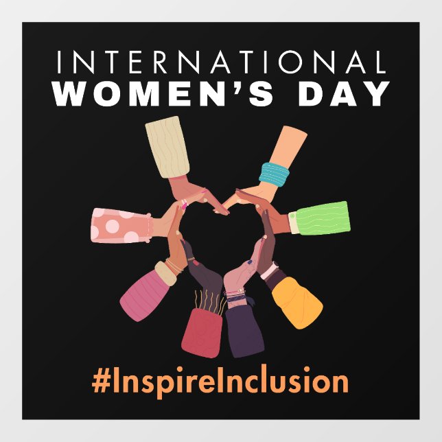Inspire Inclusion International Women's Day Window Cling (Sheet)