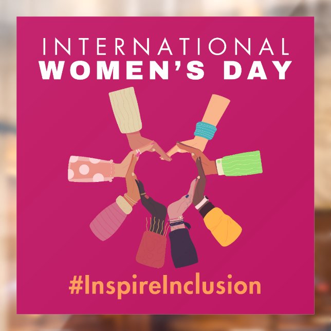 Inspire Inclusion International Women's Day Window Cling (Sheet 2)
