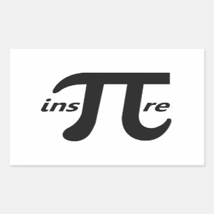 Inspire Inspirational Pi Symbol Sticker