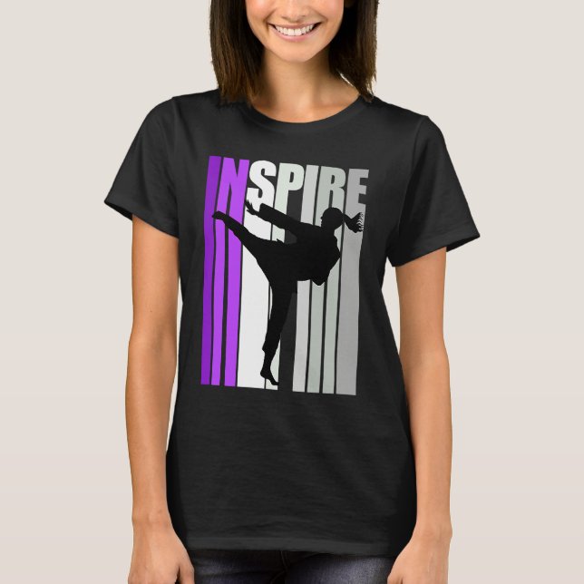 Inspire Karate Sparring Birthday Competition Compe T-Shirt (Front)
