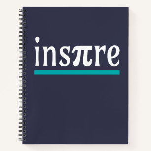 Inspire Math Pun Funny Inspirational Notebook