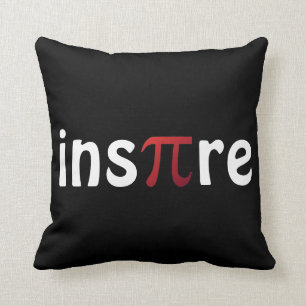 Inspire Mathematics Pi Day Math Geek Throw Pillow