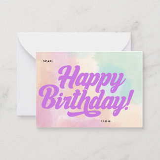 Inspiré par Olivia Rodrigo carte d'anniversaire