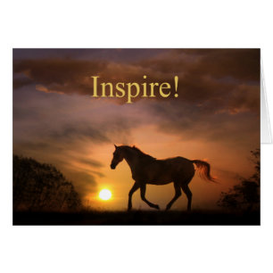 Inspire! Part of a Fine Art Horse Note Card Colle