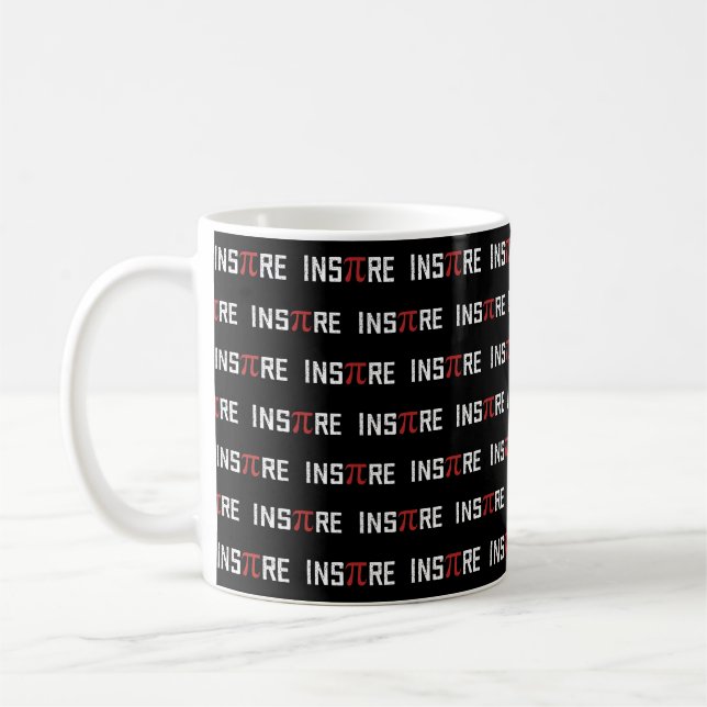 InsPire Pi day | Happy Pi day Math 14 March Coffee Mug (Left)