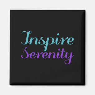 Inspire Serenity Prevention Awareness Design Magnet