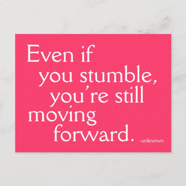 Inspire Success -  Motivational Postcard (Front)