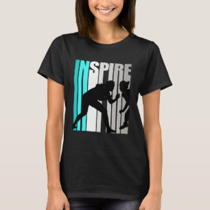 Inspire Wrestling Girl Grades Instructor Wrestler T-Shirt