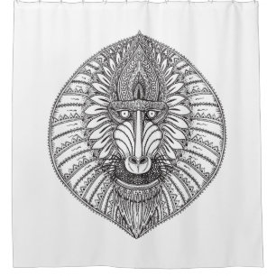 Inspired Baboon Face