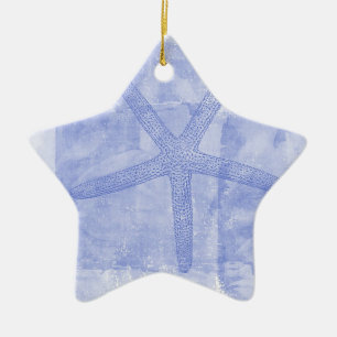 Inspired Beach Theme Starfish Ceramic Ornament