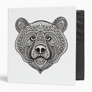 Inspired Bear Face Binder
