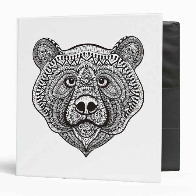 Inspired Bear Face Binder (Front/Inside)