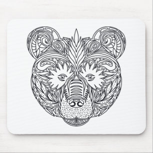 Inspired Bear Mouse Pad