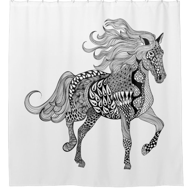 Inspired Black Horse (Front)