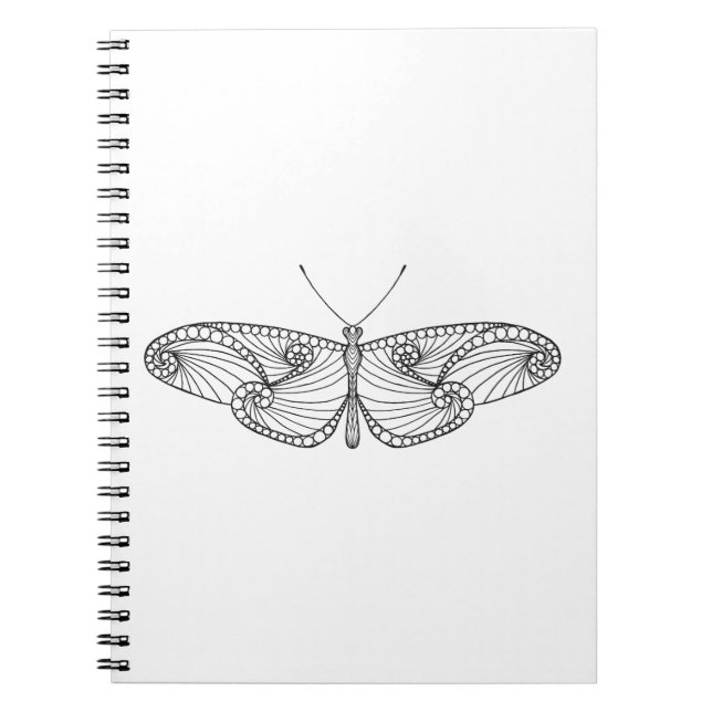 Inspired Butterfly Art Notebook (Front)