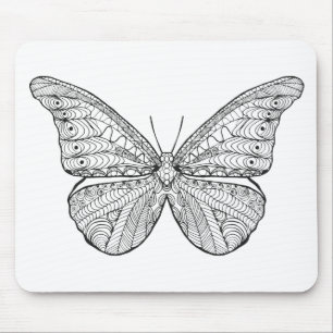 Inspired Butterfly Mouse Pad