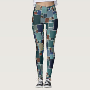 Inspired by a famous artist - colour block leggings
