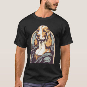 Inspired by Lisa Art Portrait of a Beagle Dog T-Shirt