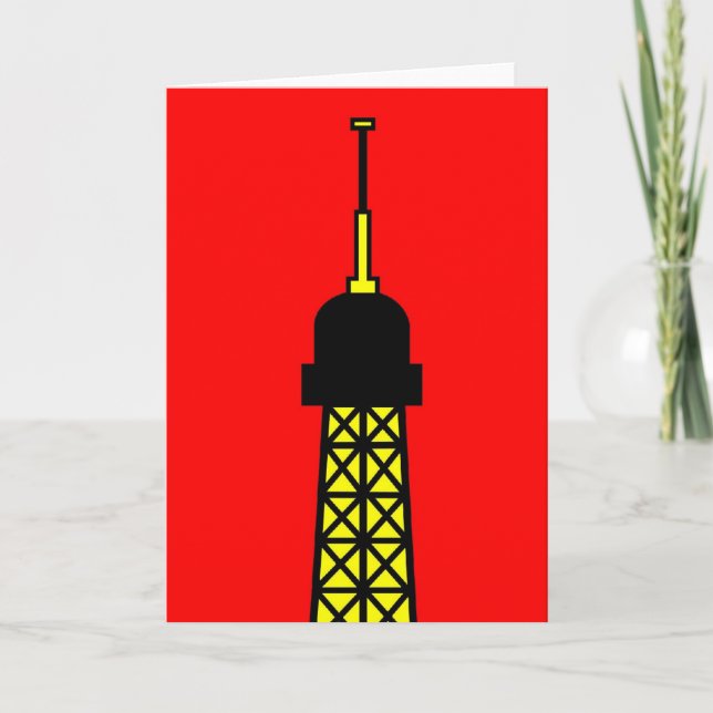 Inspired by the Eiffel Tower Card (Front)