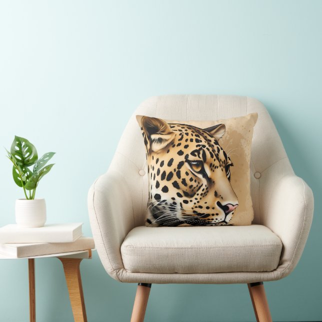 Inspired by the elegance and grace of nature throw pillow (Chair)