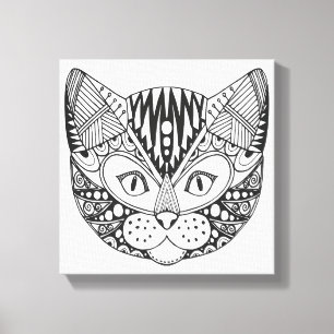 Inspired Cat 6 Canvas Print