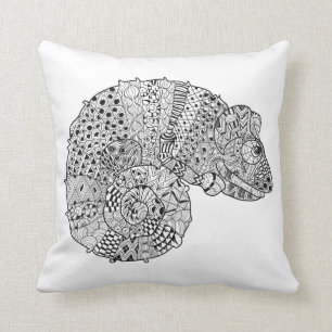 Inspired Chameleon 2 Throw Pillow