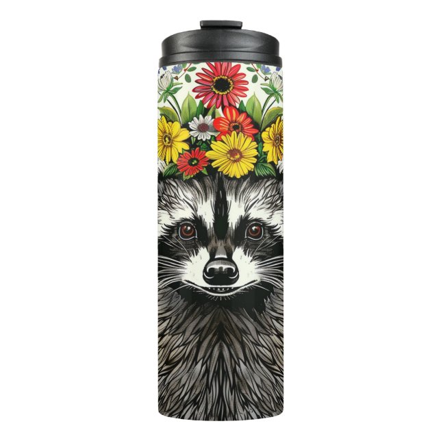 Inspired Choices, Raccon Thermal Tumbler (Front)