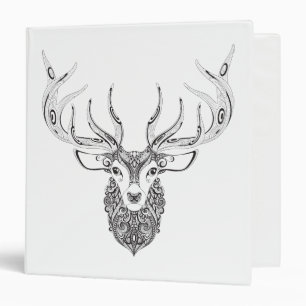 Inspired Deer Horned Head Binder