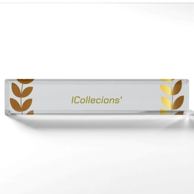 Inspired Desk Nameplate (Front)