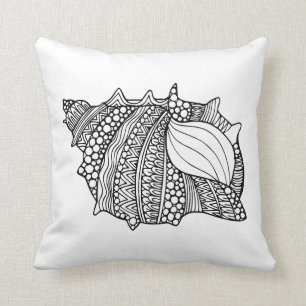 Inspired Doodle Throw Pillow