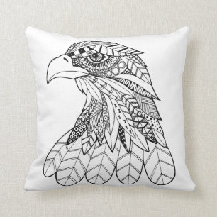Inspired Eagle Throw Pillow