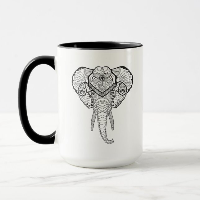 Inspired Elphant Head Mug (Left)
