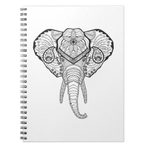 Inspired Elphant Head Notebook